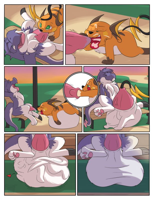 animal_genitalia anthro balls belly big_balls big_belly big_penis bodily_fluids border cock_vore comic cum cum_filling cum_in_mouth cum_inflation cum_inside cum_vore cumflation digestion digital_media_(artwork) duo dweet-tea ejaculation erection fellatio feral fur generation_1_pokemon genital_fluids genitals huge_balls huge_cock hyper hyper_balls hyper_genitalia inflation male male/male mammal nintendo nude open_mouth oral paws penetration penile penis pokemon pokemon_(species) raichu saliva sex smile tail tongue vore vore_sex white_body white_border white_fur