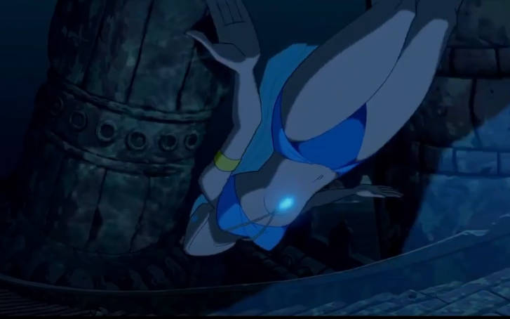 1girls atlantis:_the_lost_empire bikini blue_bikini disney kida screencap screenshot swimming swimsuit underwater