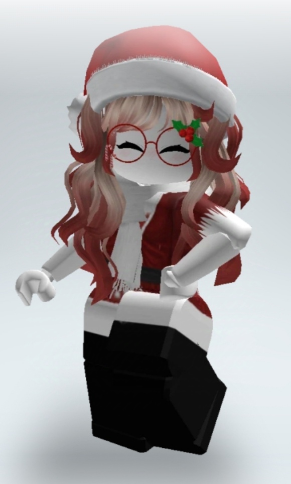 black_socks catalog_avatar_creator christmas christmas_outfit happy nevercookagain pose red_color roblox roblox_avatar roblox_oc robloxian santa_hat short_stack supersimplee tagme white_background