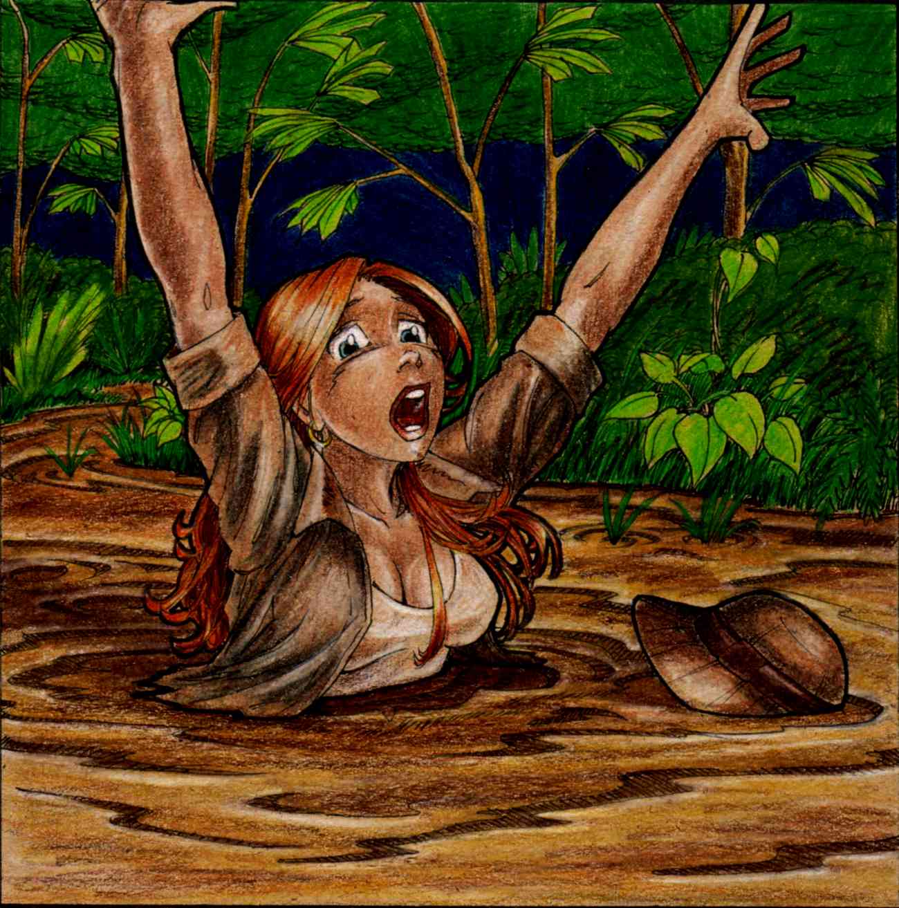 acidtester cleavage covert-operations peril quicksand red_hair safari_girl