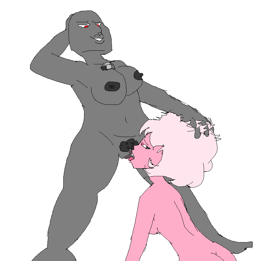 areolae artist_request black_diamond breasts cunnilingus diamond_authority female_on_female gem_(species) pink_diamond_(steven_universe) sex steven_universe yuri