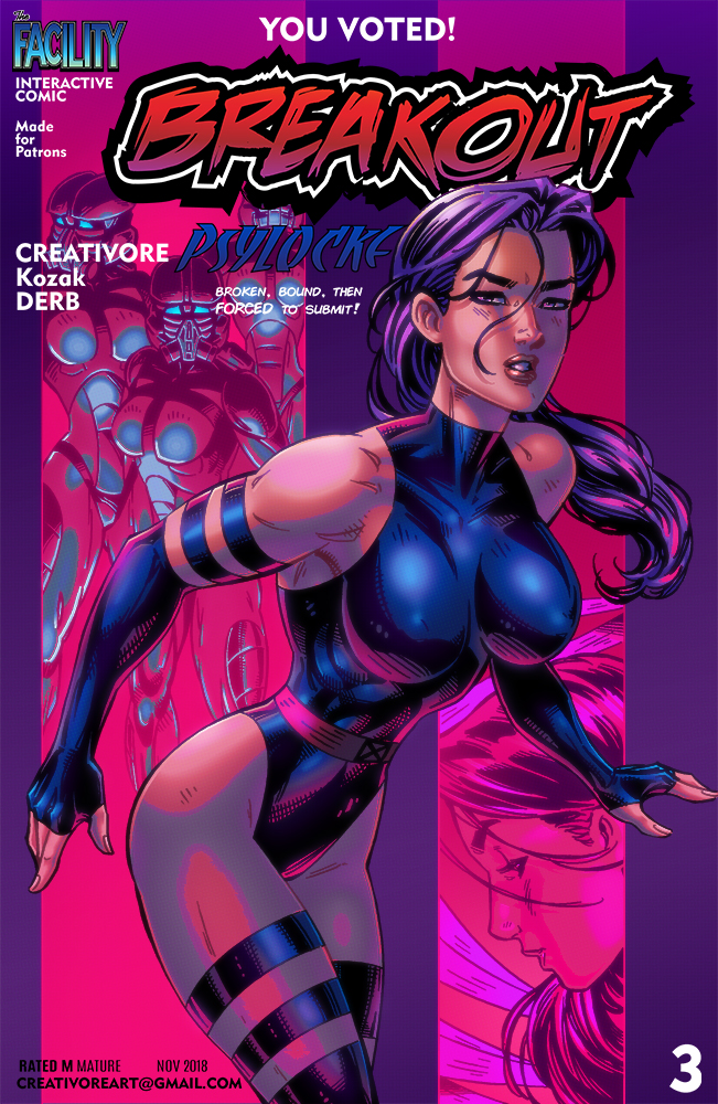 1girls comic cover_page creativore elizabeth_braddock female female_only fully_clothed marvel marvel_comics psylocke solo x-men