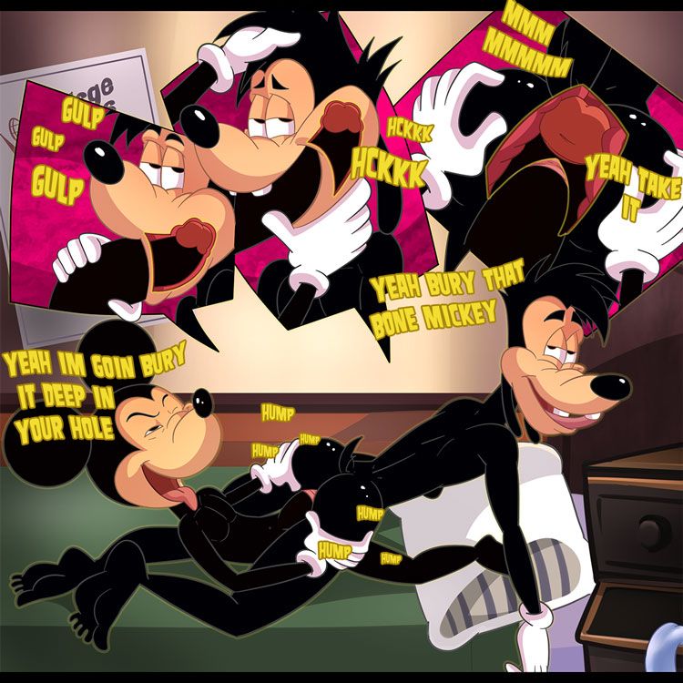 a_goofy_movie furry gay gay_domination gay_sex iyumiblue max_goof mickey_mouse nsfw yaoi