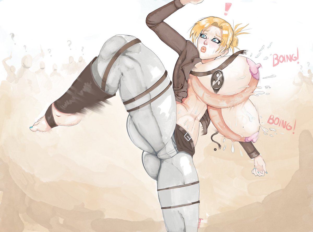 accidental_exposure annie_leonhardt attack_on_titan big_ass big_breasts huge_breasts orphielll