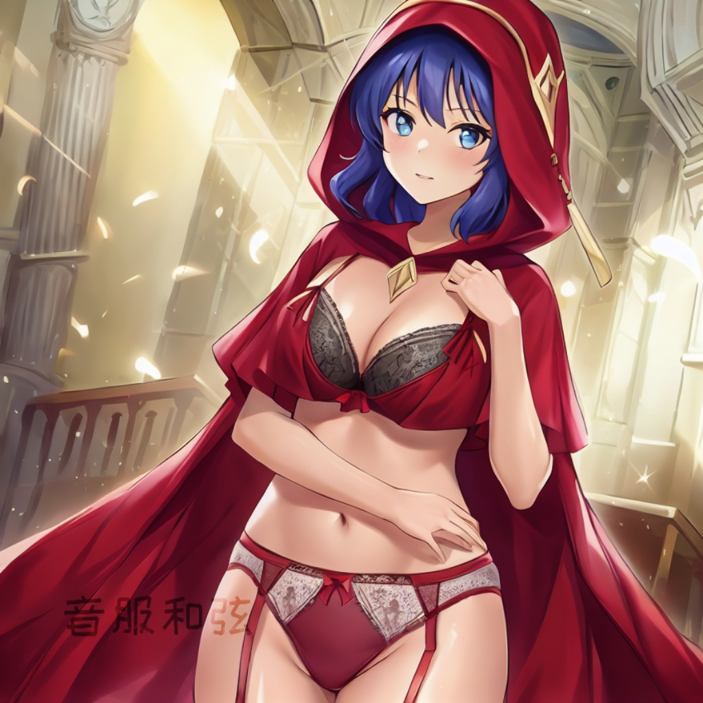 1girls ai_generated duel_monster lingerie novox's_prayer novox_the_silenforcer_disciple yu-gi-oh!