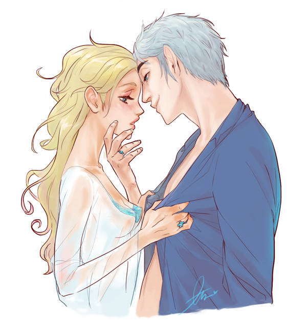 1boy 1girls arms_around_neck ass blonde_female blonde_hair closed_eyes cowgirl_position crossover disney disney_princess dreamworks elsa_(frozen) fanon_couple female_on_top frost frozen_(film) hand_in_hair hand_on_thigh hugging ice jack_frost jack_frost_(rise_of_the_guardians) jelsa kissing light-skinned_female light-skinned_male making_out moon moonlight nude nude_female nude_male on_lap outdoors outside passionate passionate_kiss rise_of_the_guardians romantic silver_hair straight white_hair