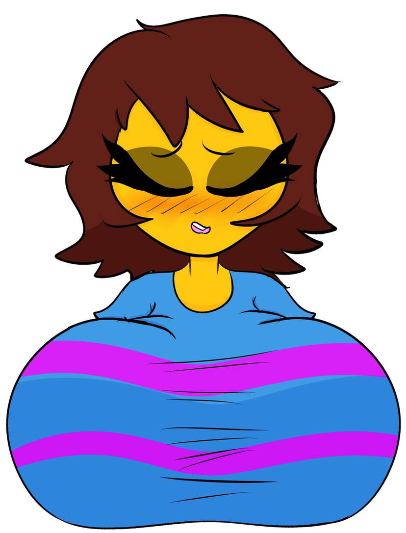 1girls big_breasts breasts female female_frisk frisk hyper hyper_breasts tagme undertale undertale_(series) vile_eyes