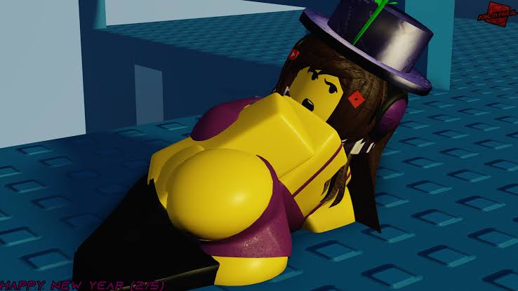 1girls 3d 3d_(artwork) alternate_version_available black_leggings doomspire_brickbattle english_text female female_only hair hat konekokitten laying_down purple_lingerie roblox roblox_avatar roblox_game roblox_paheal robloxian rule_63 scarf tagme text youtuber