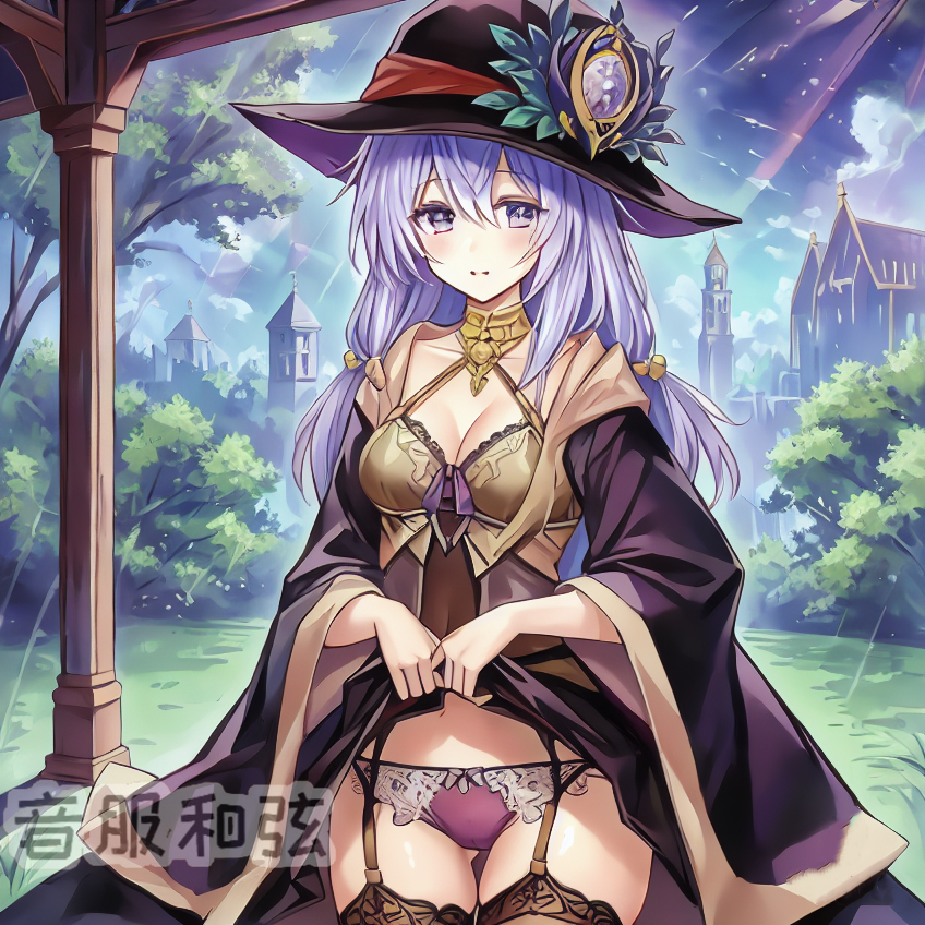 1girls ai_generated ariel_priestess_of_the_nekroz duel_monster gishki_ariel lingerie yu-gi-oh!