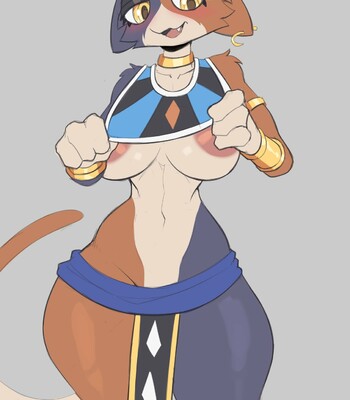 1girls 2023 2023s 2024 2024s absurd_res anthro areola areola_slip areolae areolae_slip beanie beanie_hat beerus beerus_(cosplay) belly_button big_breasts blue_fur blush breasts brown_fur calico_cat cat_ears cat_girl cat_tail catgirl collar cooliehigh cosplay costume crossover digital_drawing_(artwork) digital_media_(artwork) domestic_cat dragon_ball dragon_ball_super ear_piercing epic_games fang felid feline felis female female_focus female_only fortnite fortnite:_battle_royale fur furry furry_female furry_only furry_tail gold_(metal) gold_jewelry hat headgear headwear hi_res humanoid jewelry mammal meow_skulls_(fortnite) meowskulls navel open_mouth orange_fur piercing simple_background tail thick_thighs thighs three_tone_body three_tone_fur tricolor_fur white_fur wide_hips yellow_eyes