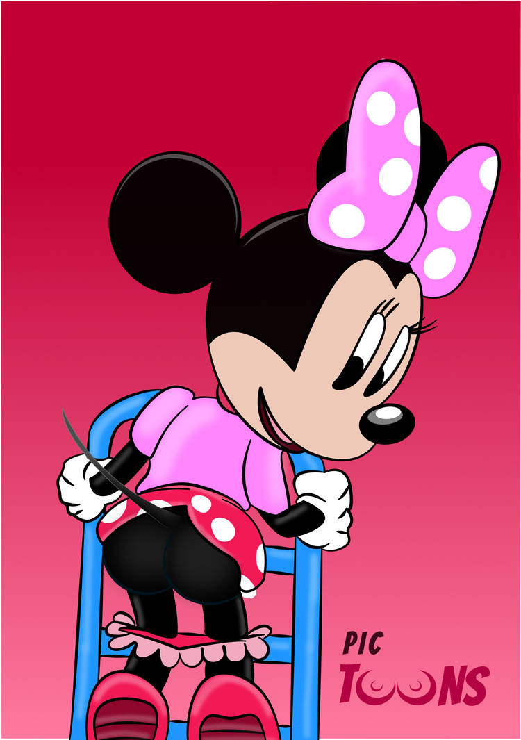 anthro anthro_only ass disney female furry minnie_mouse mouse pictoons_(artist) public_domain tail underwear