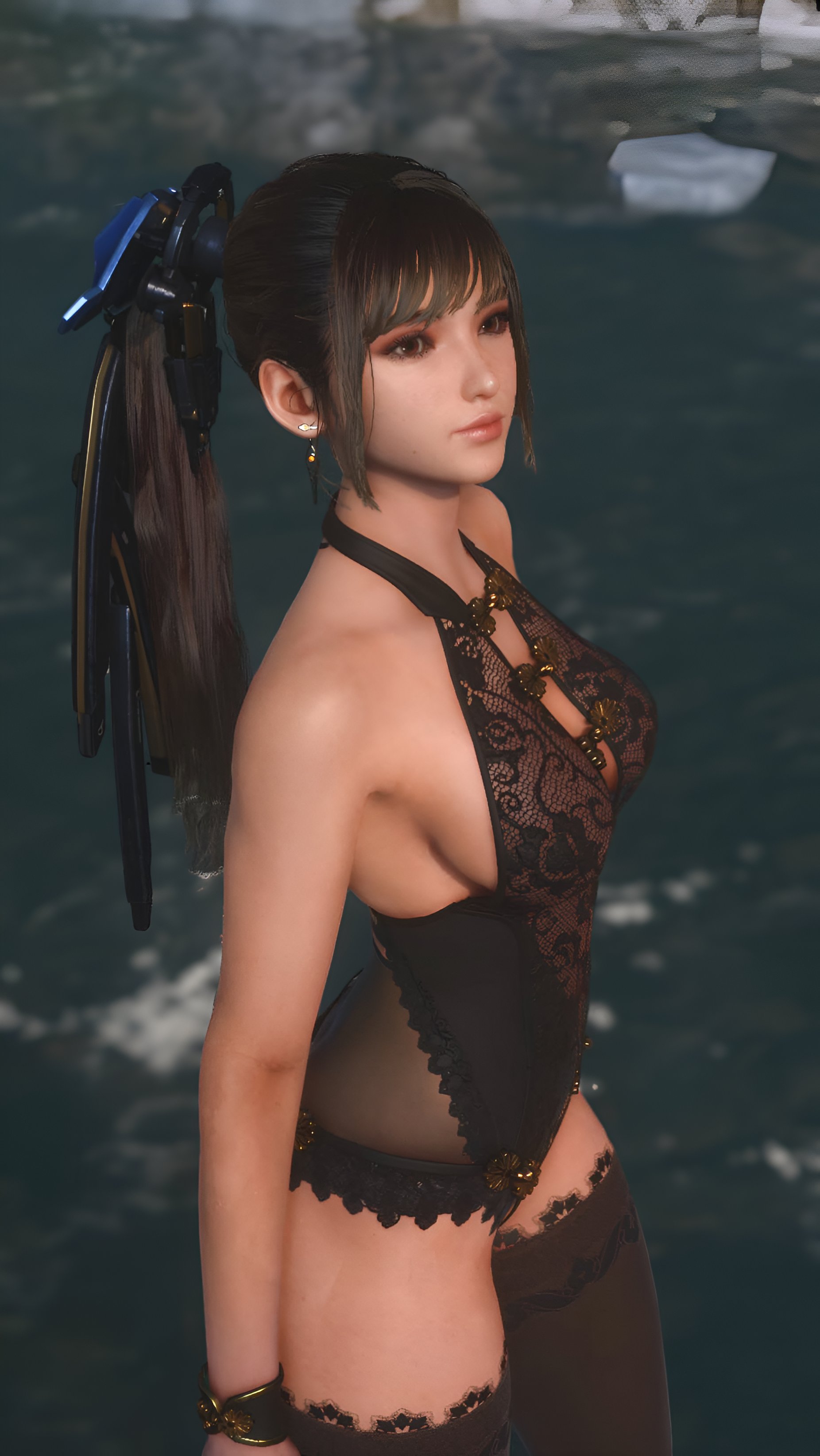 3d, eve (stellar blade), female, solo, solo focus, stellar blade