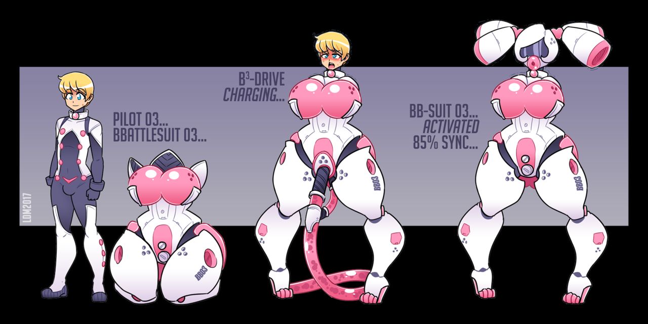 1boy battlesuit big_breasts bimbo blonde_hair blue_eyes blush english_text fake_breasts femboy feminization lorddragonmaster male male_only mech_suit mecha mtf_transformation robot_suit short_hair sissy slim_waist solo solo_focus tagme text thick_thighs thigh_gap wide_hips