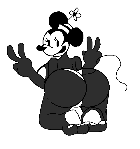 ass bent_over breasts disney feet female furry huge_breasts minnie_mouse underwear veggiettensfw_(artist)