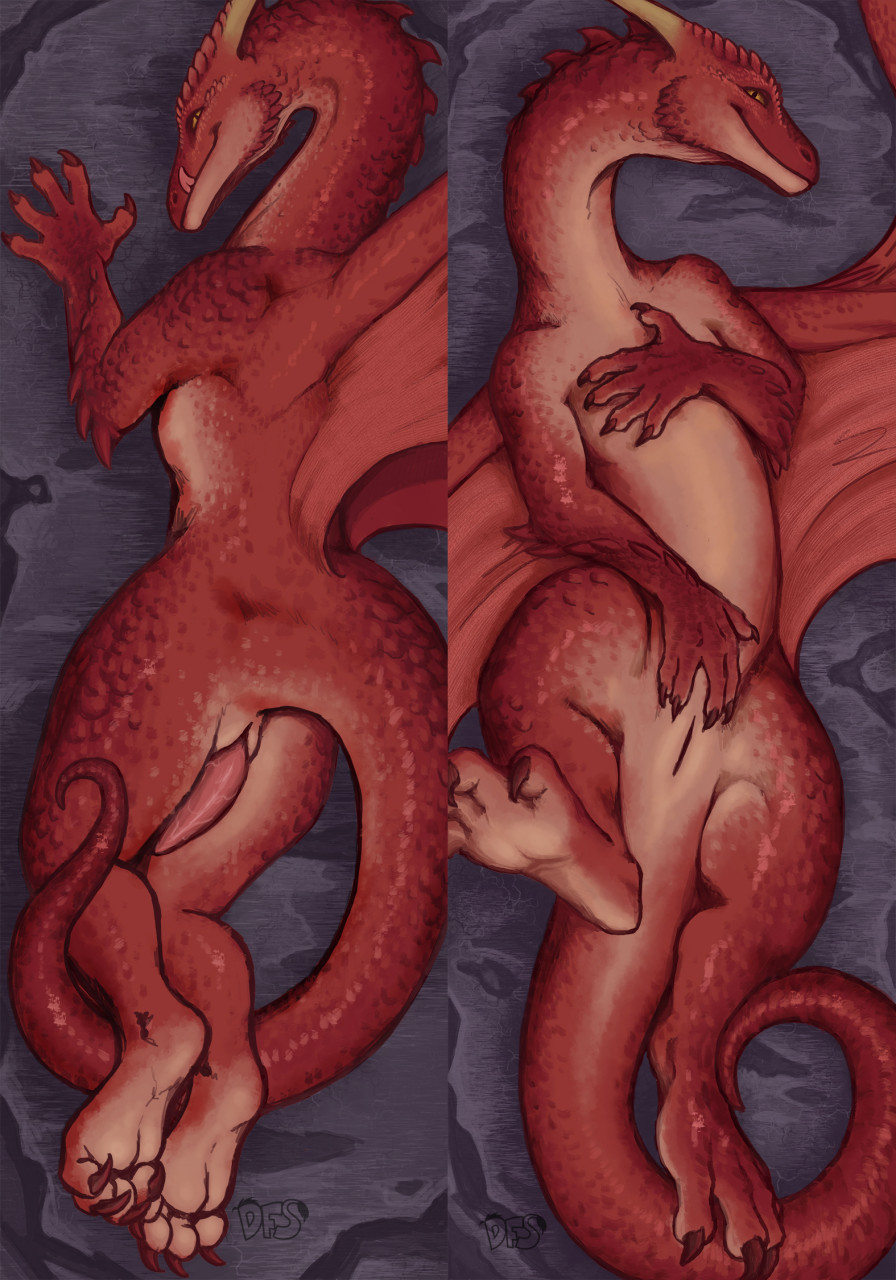 2021 5_fingers claws colored dakimakura_design dragon erection feral fingers genitals hi_res licking licking_lips looking_at_viewer lying male nude on_back on_side penis presenting presenting_penis quadruped raigr red_body red_tail scalie slit smile solo tail tapering_penis toe_claws tongue tongue_out western_dragon wings