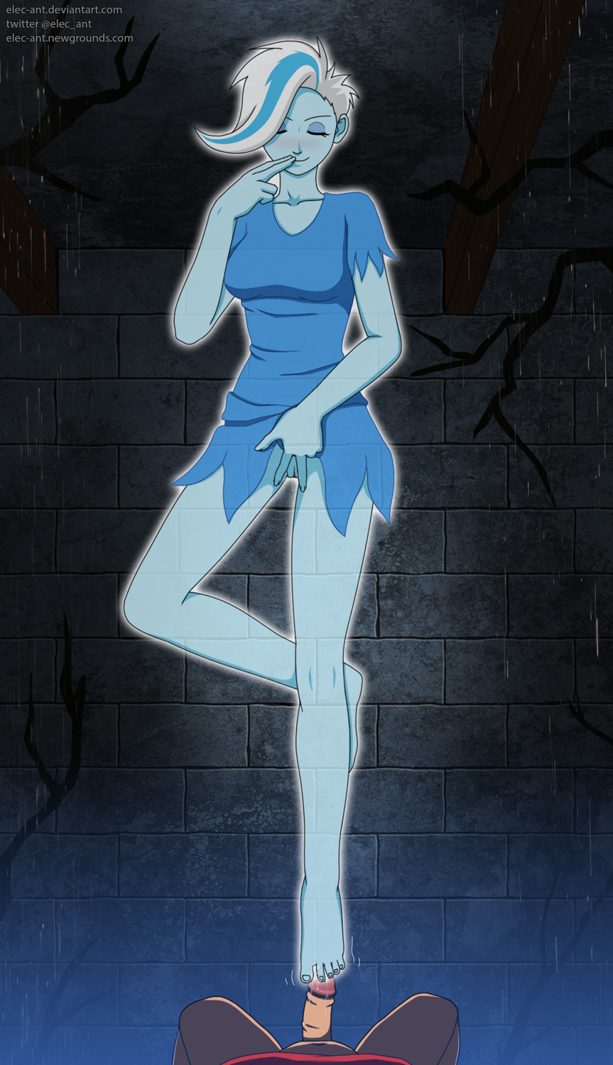 1boy 1girls elec-ant female ghost ghost_girl human male monster_girl phantasma_phantom scooby-doo scooby-doo_and_the_ghoul_school shaggy_rogers tagme