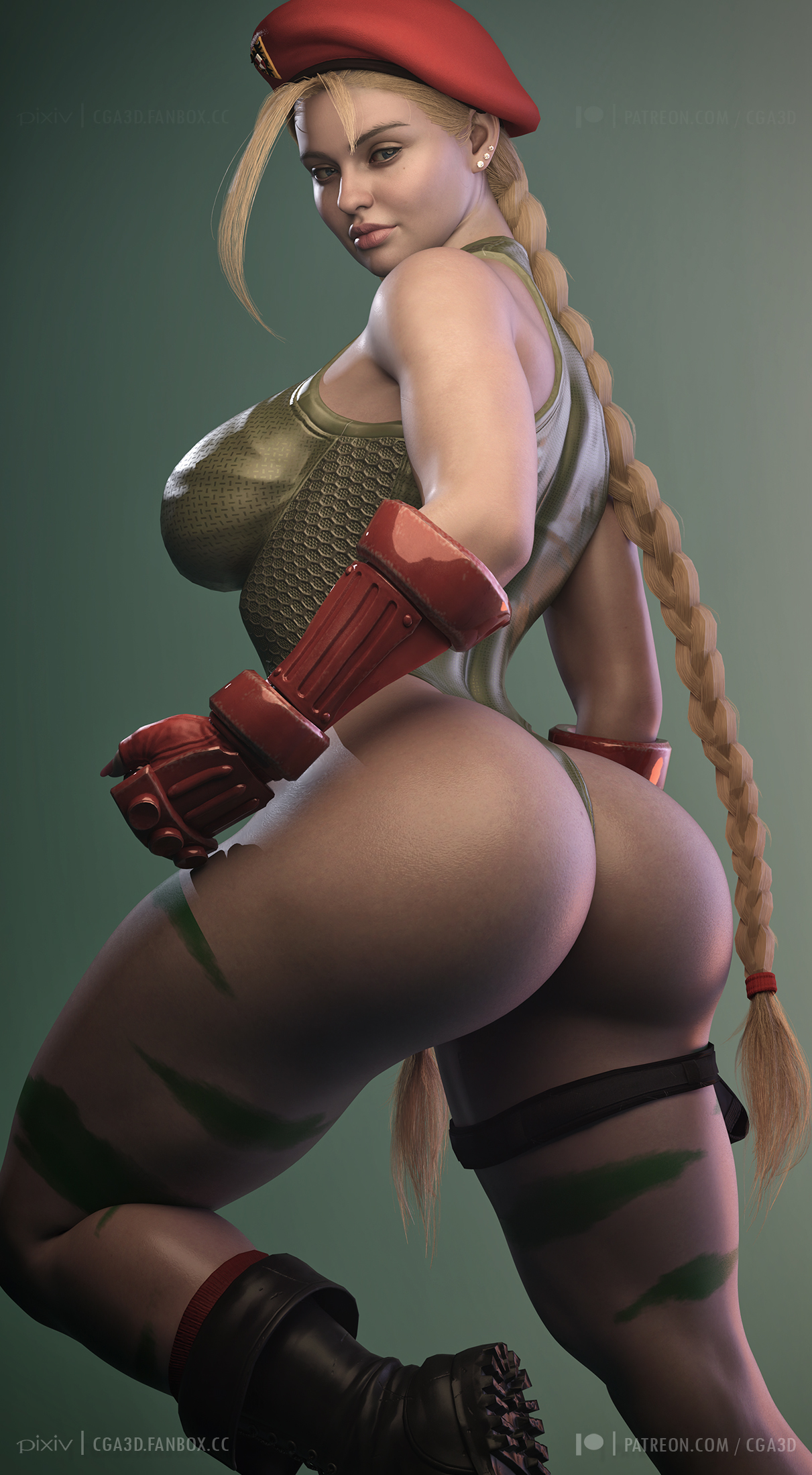 1girls, 3d, 3d (artwork), ass, big ass, big breasts, big butt, blonde female, blonde hair, braided hair, breasts, bubble butt, busty, cammy white (cosplay), capcom, cga3d, cosplay, crossover cosplay, curvaceous, curvy, curvy female, curvy figure, cute, erotichris, female, female only, fully clothed, fusion, fusion character, hourglass figure, leotard, resident evil, resident evil 8: village, revealing clothes, rosemary winters, sensual, solo, street fighter, thick, thick ass, thick thighs, thighs, thong leotard, voluptuous, voluptuous female, wide hips