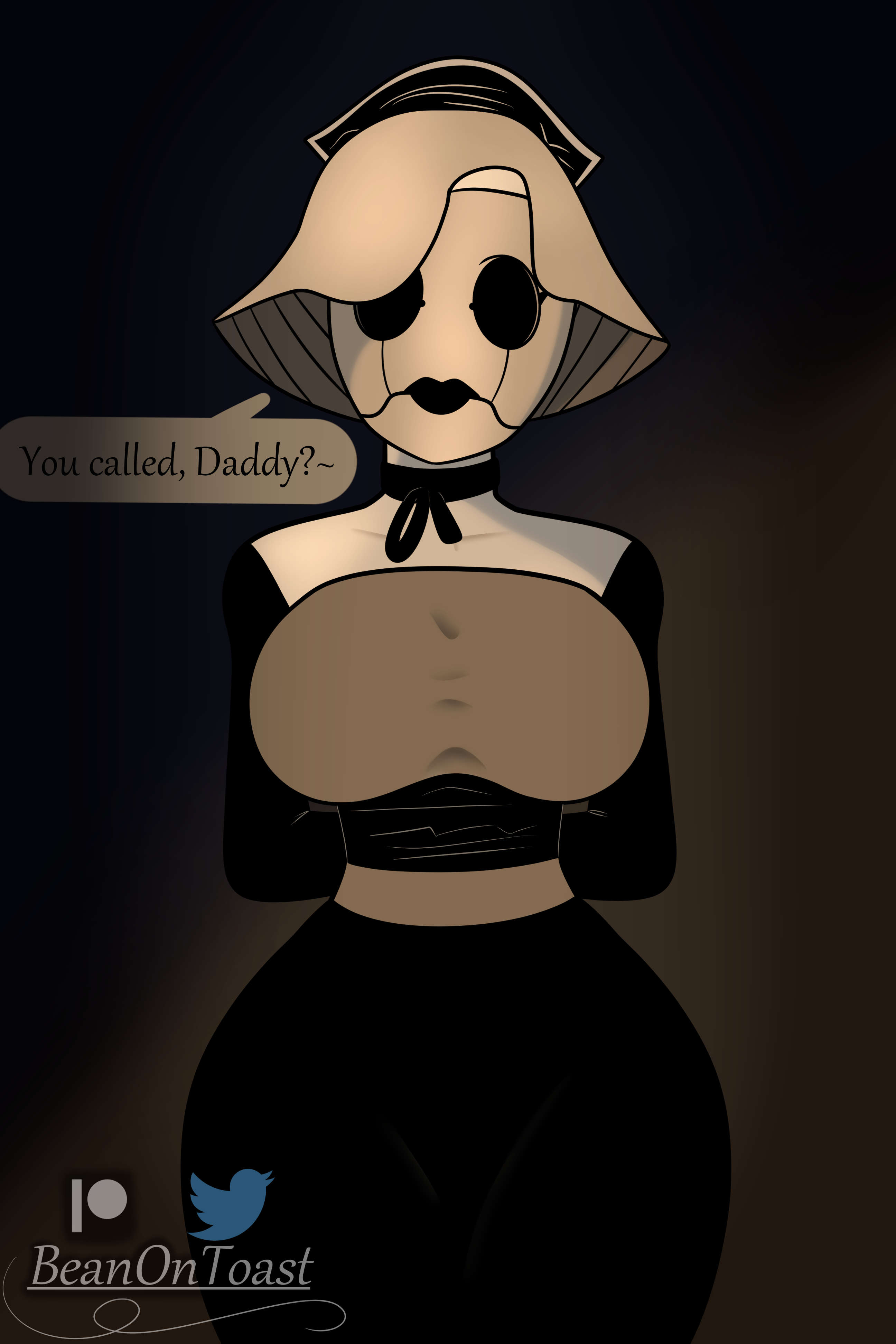beanontoast, bendy and the ink machine, betty (bendy and the dark revival), big breasts, breasts, clothed, daddy kink, female