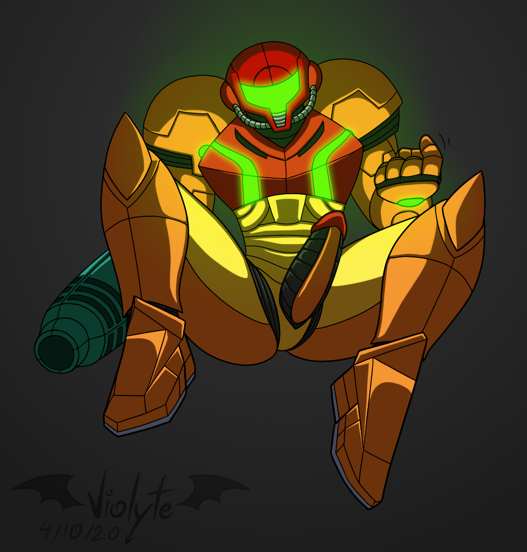 1futa 2020 armor armored_samus beckoning clothed clothing erection fully_clothed futa_only futanari grey_background helmet helmet_with_visor humanoid_genitalia humanoid_penis looking_at_viewer metroid nintendo orange_body penis power_armor power_suit samus_aran simple_background sitting solo varia_suit varia_suit_helmet vibrantechoes