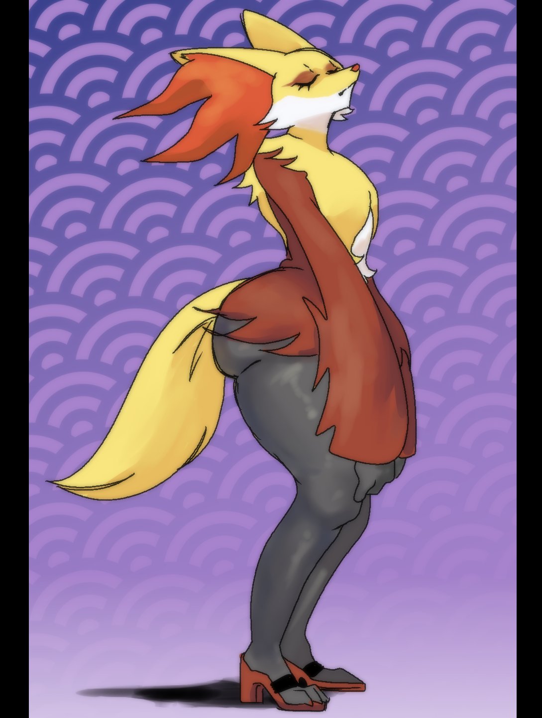 big_ass bubble_butt delphox huge_ass pokémon_(species) pokemon randidesu thick_thighs wide_hips