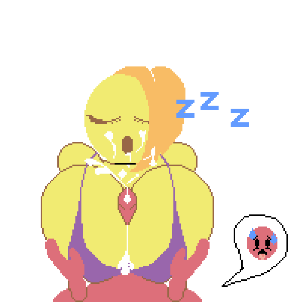 1boy 1girls big_breasts breast_grab breasts cum cum_on_face cumshot ejaculation emoji emoji_(race) grabbing hot_emoji orgasm paizuri pixel_art rape simple_background sleep_molestation sleeping sleeping_face_(emoji) sweat sweating titjob tongue tongue_out yellow_skin zitsunishi