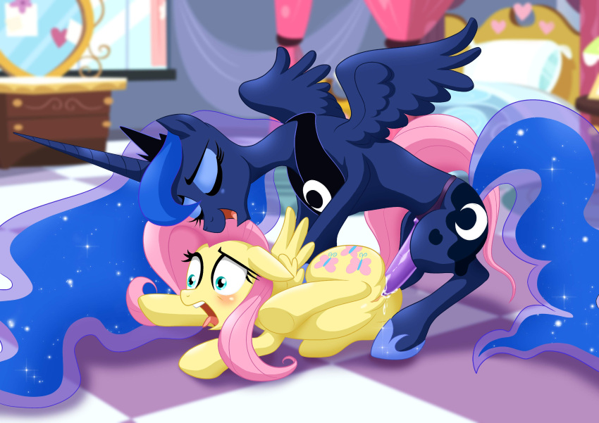 2girls alicorn alicorn_(mlp) alicorn_girl alicorn_horn alicorn_pony alicorn_princess anal bbmbbf dildo dildo_in_ass dildo_in_pussy dildo_in_vagina dildo_insertion dildo_penetration dildo_sitting equestria_untamed female female/female female_only female_penetrated female_penetrating_female fluttershy_(mlp) friendship_is_magic hasbro horn horny horse_girl lesbian_sex mare my_little_pony my_little_pony_generation_4 no_humans palcomix pegasus pegasus_girl pegasus_pony penetration pony ponygirl princess_luna_(mlp) sex sex_toy strap-on vaginal wings yuri yurihaven.com