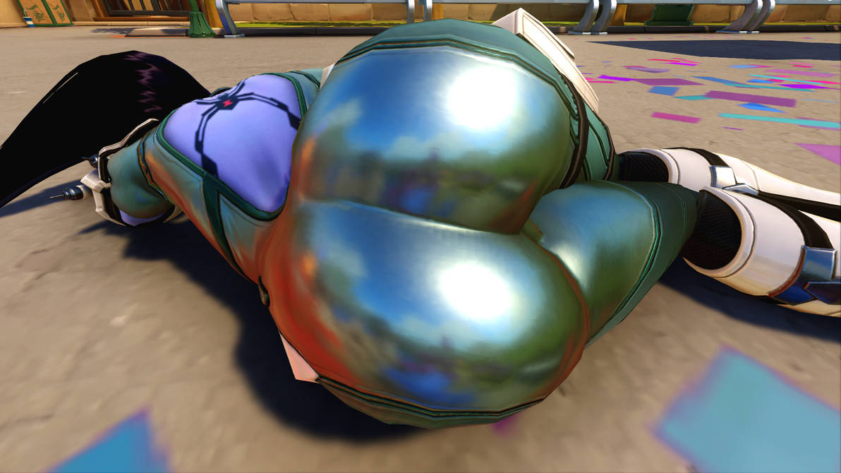 1girls, 3d, 3d (artwork), activision, alternate costume, amelie lacroix, ass, ass focus, big ass, black hair, blizzard entertainment, blue body, blue skin, boots, clothed, clothing, defeated, defeated villainess, female, female only, french female, fully clothed, knocked out, non-nude, official art, on ground, overwatch, overwatch 2, ponytail, screencap, screenshot, skintight, solo, solo female, tapem8, tattoo, unconscious, villainess, widowmaker, winter widowmaker, yoga pants