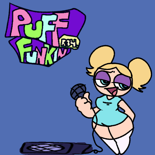 bineseeeeeek_(artist) bubbles bubbles_(powerpuff_girls) cartoon_network fnf friday_night_funkin mircophone powerpuff_girls tagme white_stockings