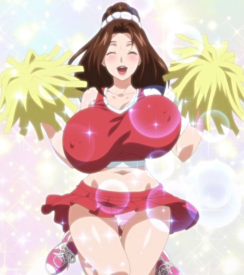 1girls anime_screencap big_breasts blush breasts brown_hair brunette_hair busty cheerleader cheerleader_outfit cheerleader_uniform cleavage cleft_of_venus curvaceous curves curvy curvy_body curvy_female curvy_figure curvy_hips edge_(studio) energy_kyouka!! erect_nipples erect_nipples_under_clothes erina_houjou female female_focus female_only happy happy_female hips hourglass_figure huge_breasts large_breasts long_hair milf mother ova panties pom_poms ponytail screenshot sole_female solo solo_female solo_focus tagme tamatsuyada thick_thighs thighs wide_hips