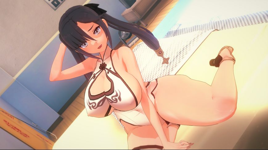 1girls ass big_ass big_breasts big_thighs breasts busty codeyumi female genshin_impact huge_ass huge_thighs koikatsu large_ass large_thighs mona_(genshin_impact) thick_thighs thighs voluptuous