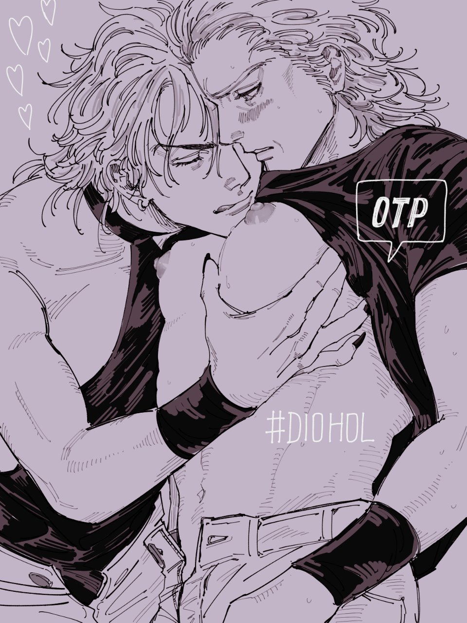 dio_brando gay hol_horse jojo's_bizarre_adventure male male/male male_only stardust_crusaders yaoi