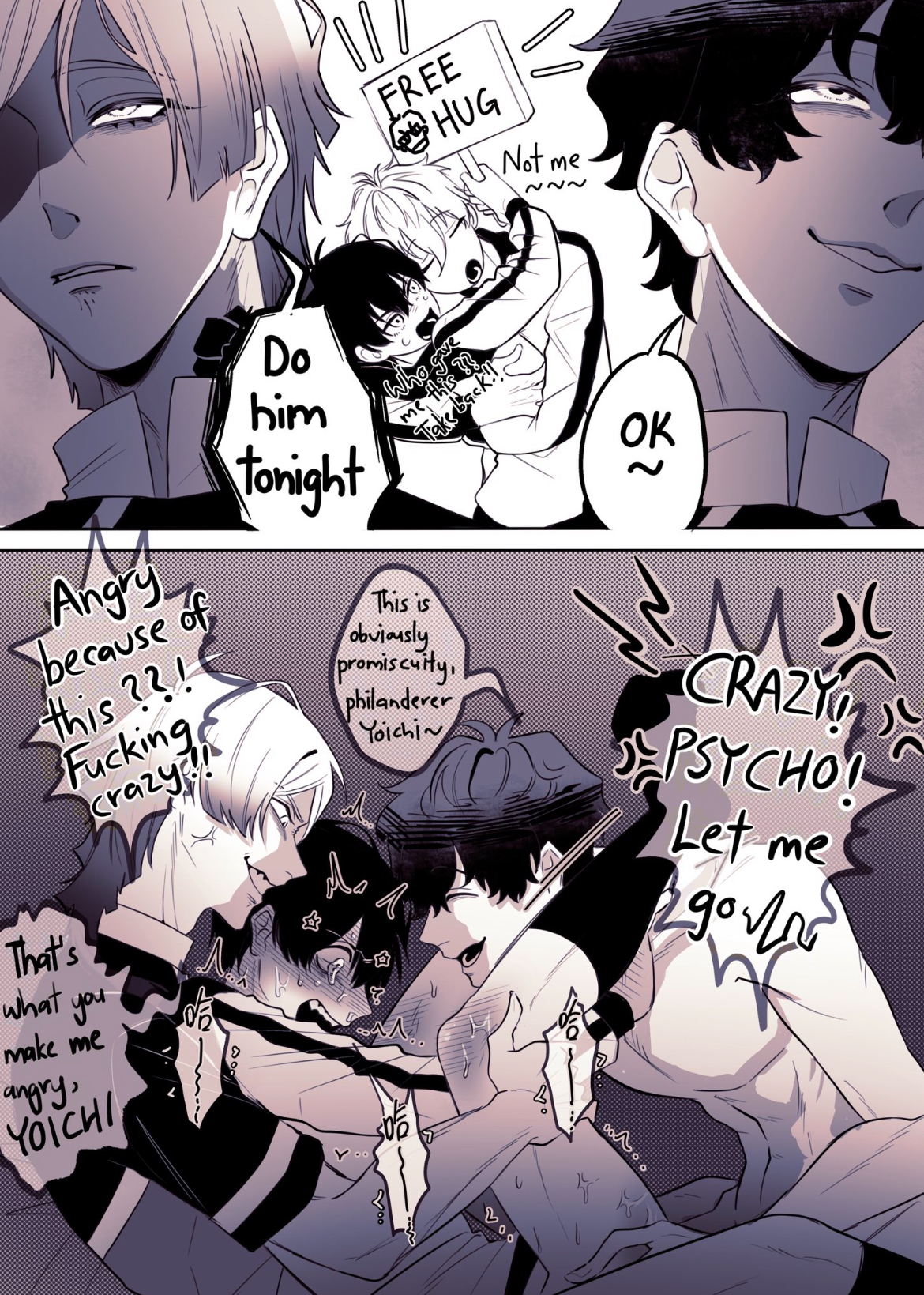 3boys, abs, alexis ness, angry dom, angry expression, angry face, angry sex, blue lock, boys, boys love, cant escape, cant move, completely naked, completely naked male, completely nude, completely nude male, crying, crying male, crying rape victim, cum on legs, dacryphilia, doesn't want it, doesn't want this, dominant male, domination, evil grin, football, football player, football uniform, forced sex, forced yaoi, from behind, fucked into submission, fucking good and hard, fully clothed, fully clothed male, fully nsked, gay rape, grin, half naked, half nude, half-dressed, hands, hands on hips, hands on legs, hard sex, held down, insulting, insulting another, isagi yoichi, legs, legs apart, legs on shoulders, legs spread, male, male dominating male, male domination, male legs, male on male, male penetrating, male penetrating male, male rape victim, male raping male, male thighs, maledom, malesub, men, men only, michael kaiser, mlm, muscular, muscular male, nagi seishiro, no mercy, nude, nude male, on lap, painful, painful penetration, painful sex, penetrated while restrained, penetration from behind, plotting, pounding, rape, rape face, rape slave, raped by enemy, raped male, resisting, revenge, revenge rape, revenge sex, rough sex, sandwiched, sex from behind, sex in front, smirk, smug, smug expression, socks, spitroast, spitroasting, submissive male, talking, talking to another, twink, two doms one sub, two man, two men raping male, two on one, unable to escape, unable to move, weak legs, weak male, yaoi