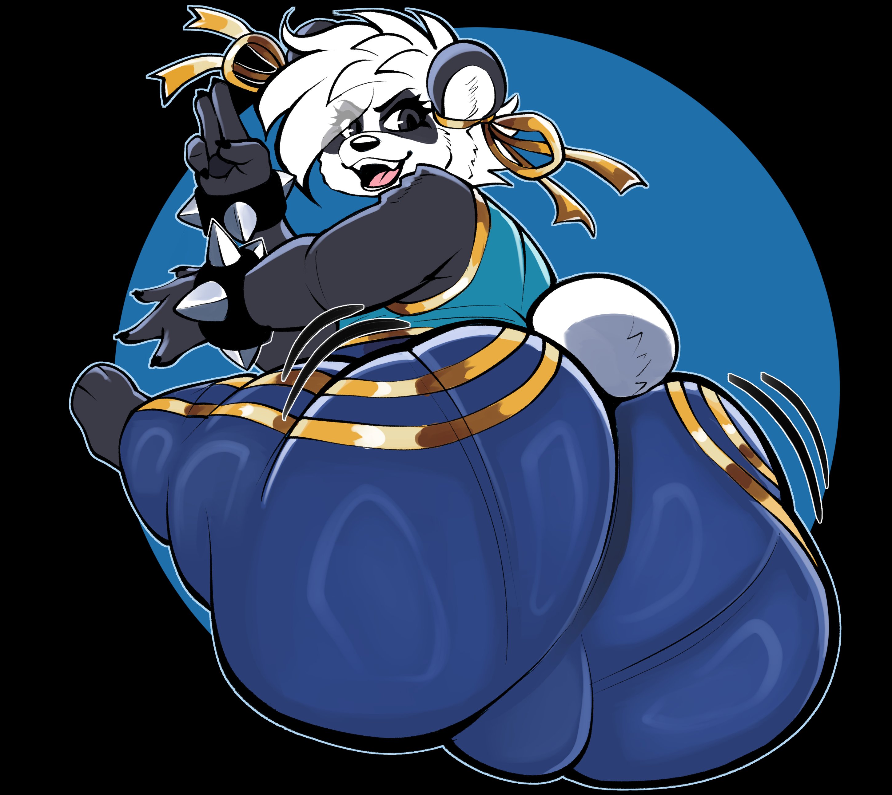 1boy, anthro, ass, ass focus, big ass, bottom heavy, bubble butt, chun-li (cosplay), cosplay, fat ass, femboy, furry, furry only, huge ass, large ass, looking at viewer, looking back, male, male only, massive ass, nathanatwar, original, pantylines, sake (whateverdoes), solo, street fighter, thick ass, thick thighs, whateverdoes, wide hips