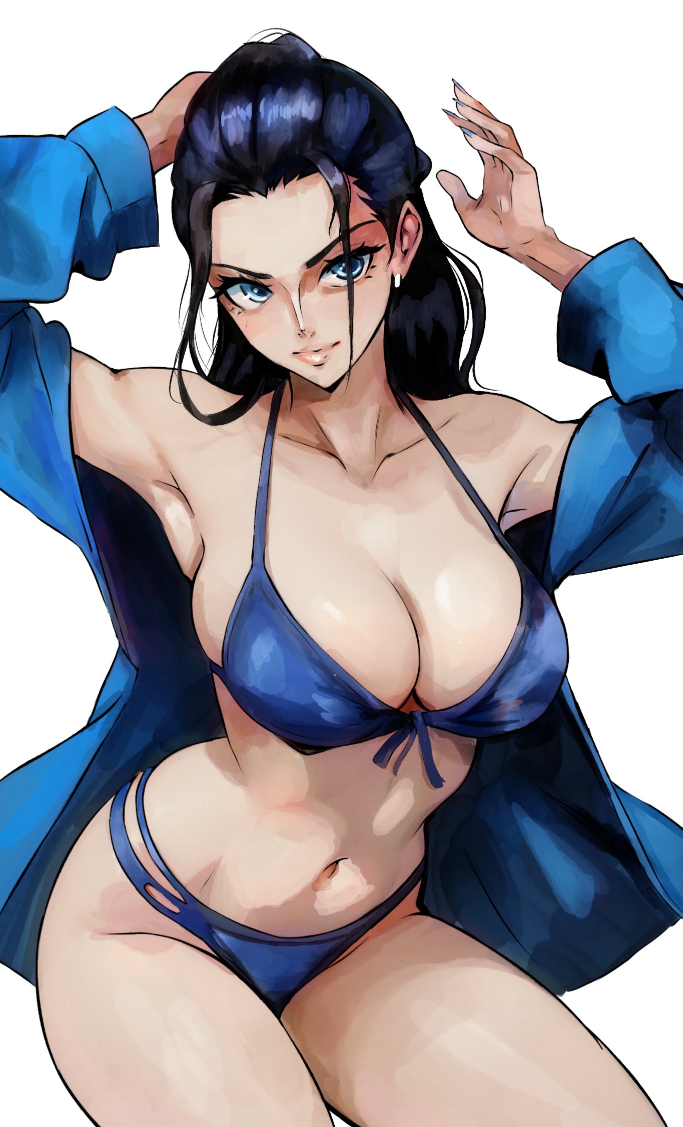 big_breasts bikini cleavage curvaceous curvy curvy_body curvy_female curvy_figure female female_only hourglass_figure nico_robin one_piece post-timeskip tagme vcais voluptuous voluptuous_female