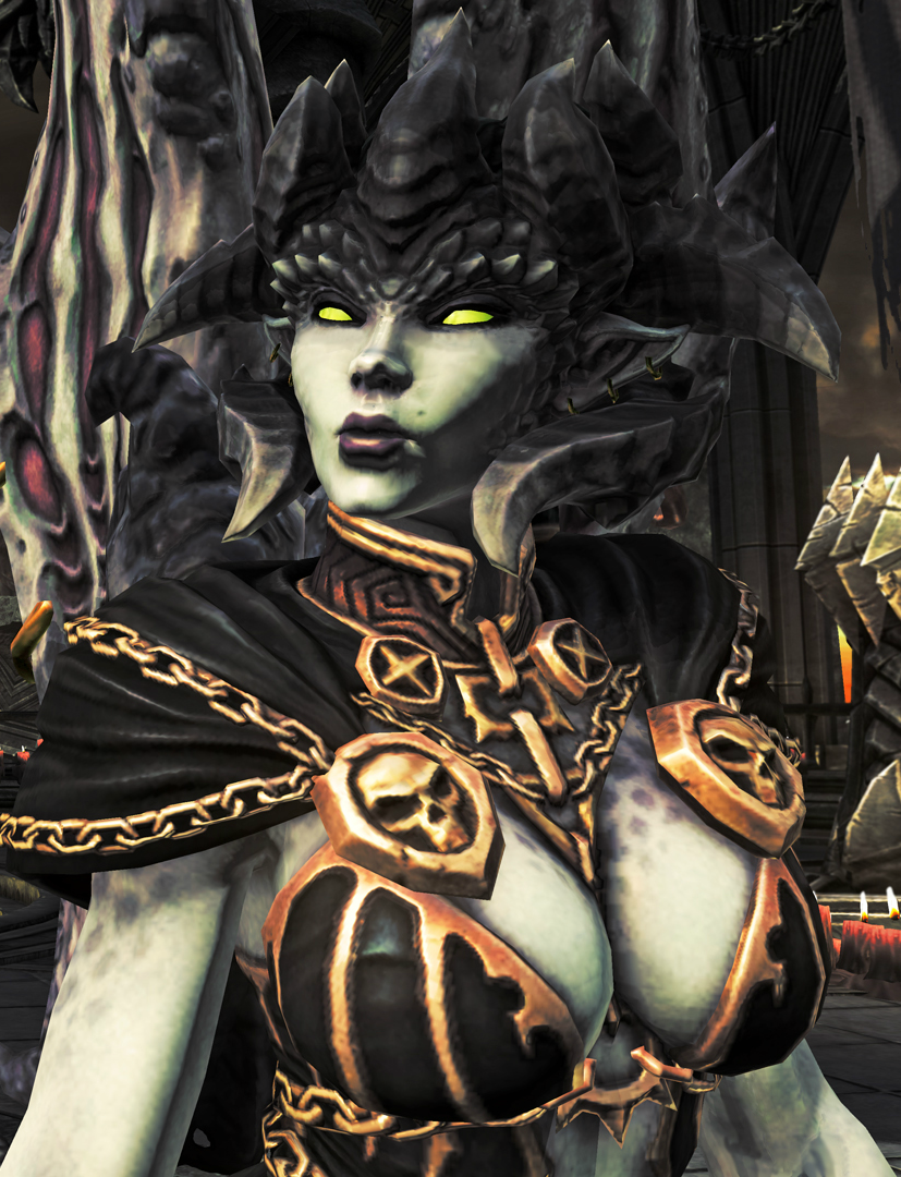 1girls 3d big_breasts breasts bust busty cleavage darksiders darksiders_2 demon demon_ears demon_eyes demon_girl demon_horns demon_humanoid demon_wings demoness female female_focus female_only front_view glowing_eyes horns humanoid inner_sideboob large_breasts lilith_(darksiders) mature_female monster_girl no_humans pointy_ears screenshot sideboob skimpy skimpy_clothes skimpy_dress skimpy_outfit sole_female solo solo_female solo_focus succubus succubus_horns succubus_wings tagme video_game yellow_eyes