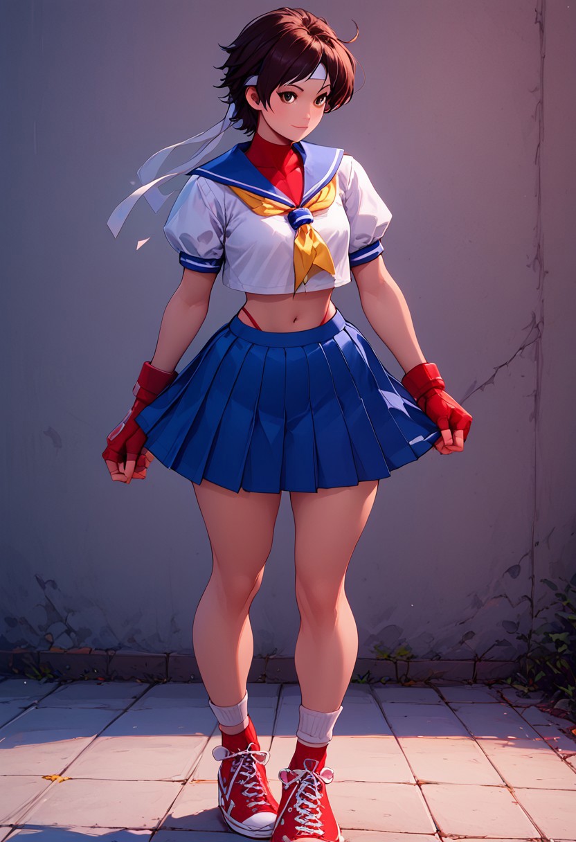 ai_generated fighting_game sakura_kasugano street_fighter t_survivor tagme tomboy true_survivor_95745 video_games