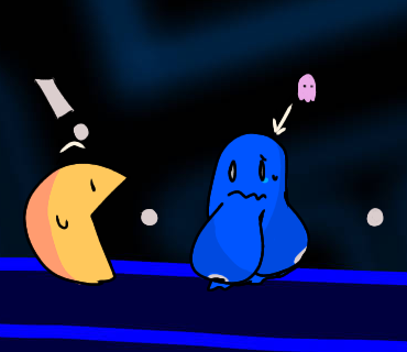 big_breasts pac-man_(series) pinky_(pac-man) ruby-moon708 tagme