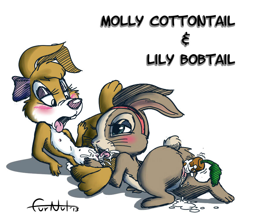 carrot carrot_dildo comic_book_character cum_in_pussy disney female_only molly_cottontail peter_rabbit pussy rabbit song_of_the_south tagme