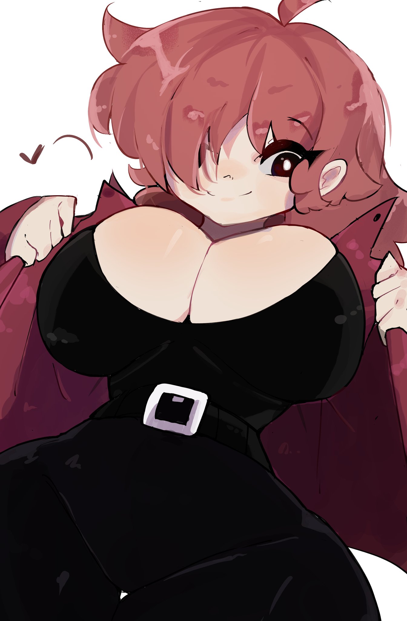 1girls, ass, big ass, big breasts, boob window, breasts, clothed, female, female focus, female only, friday night funkin, friday night funkin mod, girlfriend (friday night funkin), hoshoidk, huge ass, huge breasts, large breasts, looking at viewer, newgrounds, no bra, thick thighs, trepidation gf (friday night funkin)