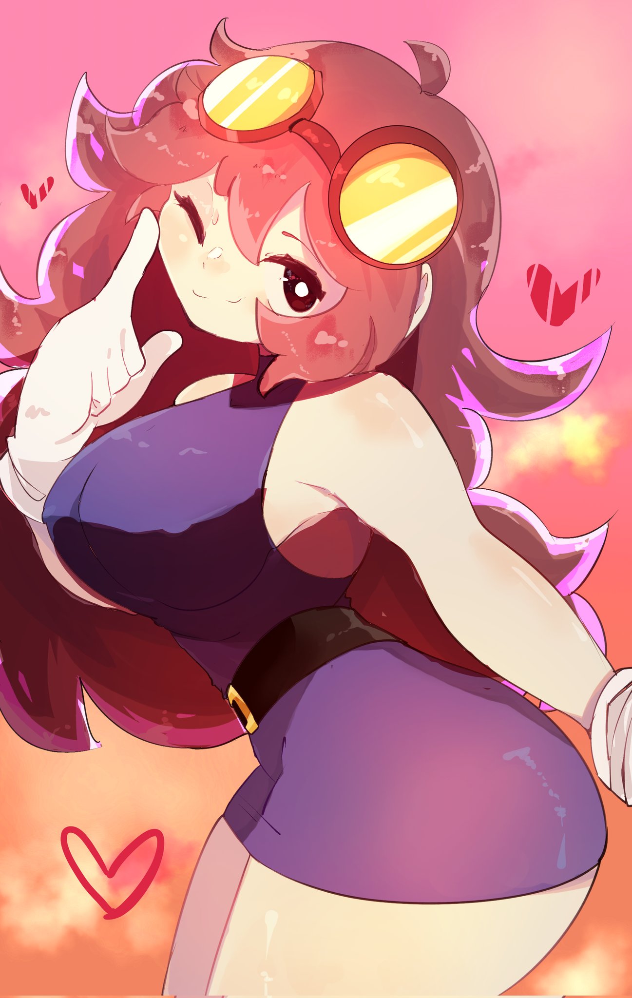 1girls, armpits, ass, big ass, big breasts, big butt, big tits, breasts, female, female focus, female only, friday night funkin, friday night funkin mod, girlfriend (friday night funkin), gloves, hearts, hoshoidk, looking at viewer, nipple bulge, smiling at viewer, smirking at viewer, tagme, thick ass, thick legs, thick thighs, triple trouble gf, white glove, wink, winking at viewer