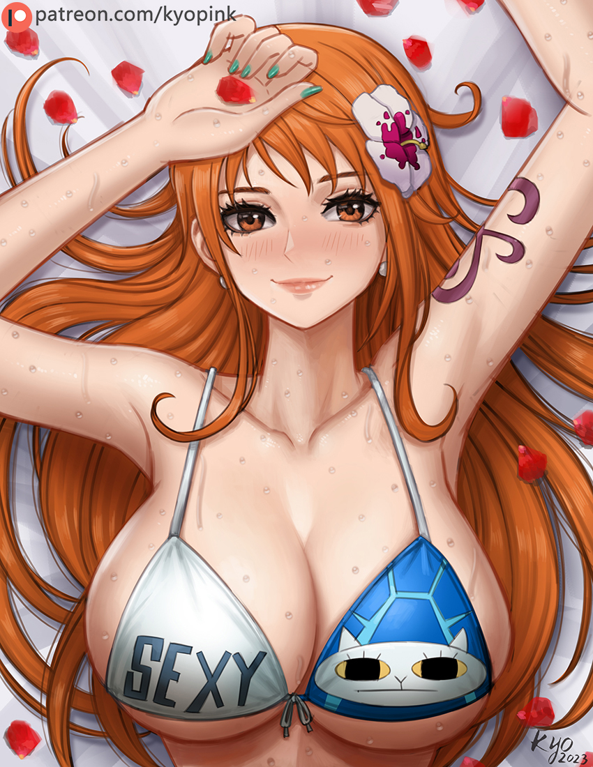 breasts female female_only kyopink looking_at_viewer nami one_piece post-timeskip solo tagme