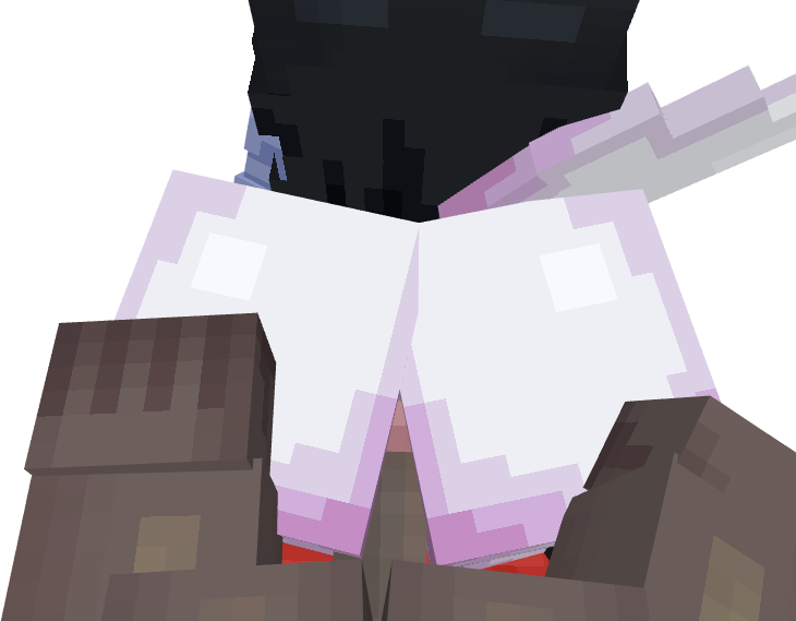 1futa 1girls 3d ambiguous_penetration anthro black_hair canine catgirl cubiclenmmo female female_penetrated furry futa_on_female futanari low_poly minecraft officer_pai_(miso_souperstar) pov transparent_background white_fur