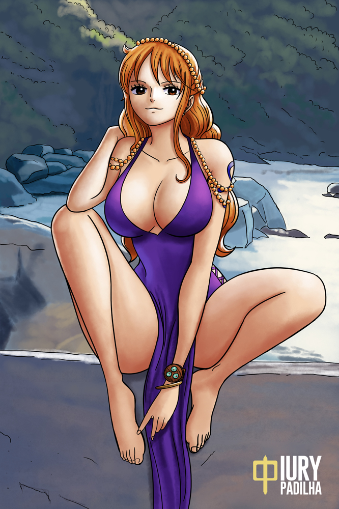 feet female female_only iury_padilha nami nami_(one_piece) one_piece post-timeskip