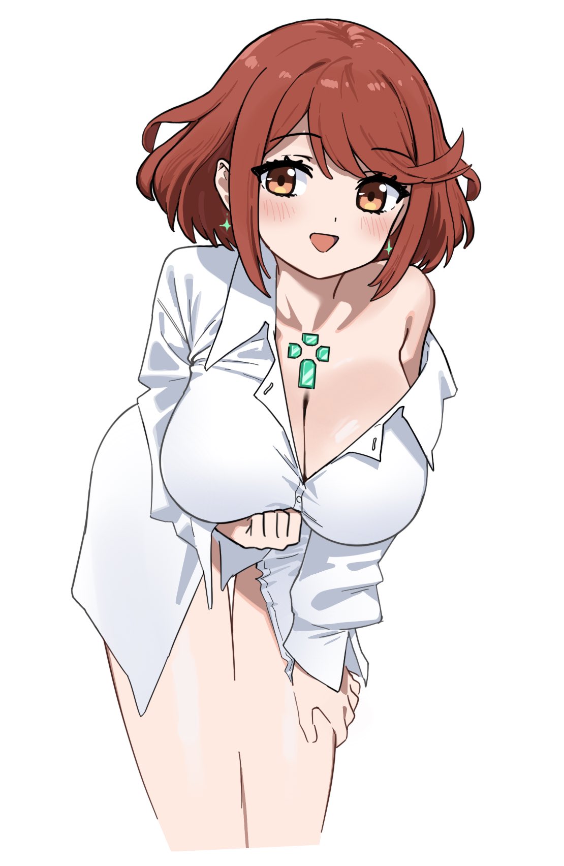 breasts, core crystal, female, female only, fried bocky, nintendo, open mouth, pyra, solo, tagme, xenoblade (series), xenoblade chronicles 2
