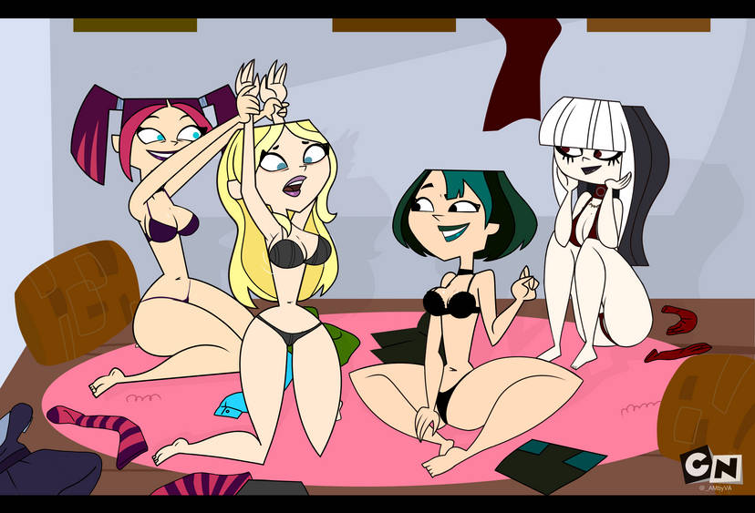 ambyva ass breasts cartoon_network cleavage crimson_(tdi) dawn_(tdi) female female_focus female_only gwen_(tdi) scary_girl_(tdi) the_ridonculous_race thick_thighs thighs total_drama:_revenge_of_the_island total_drama_island total_drama_island_(2023)