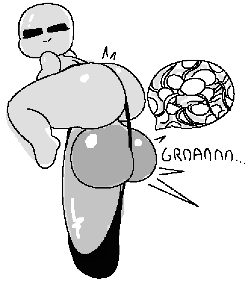 1boy 2d anon huge_balls huge_cock ineffective_clothing male pent_up senor9 small_but_hung sperm sperm_cell testicle_x-ray x-ray