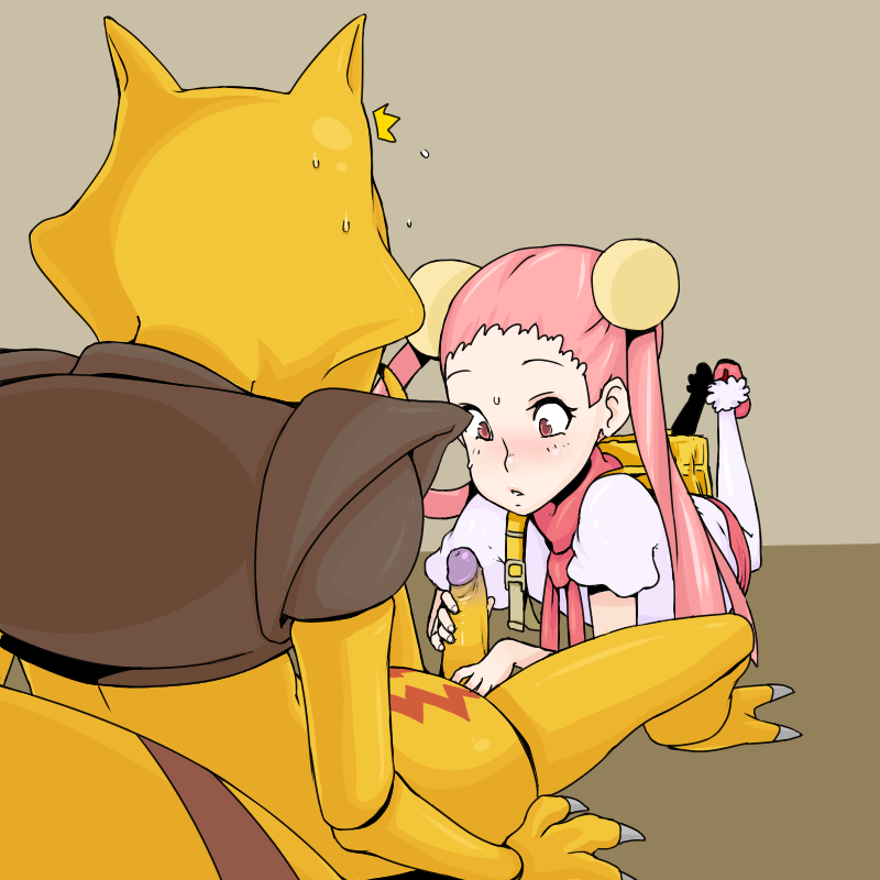 b-intend female handjob human kadabra male mira_(pokemon) nintendo penis pokemon pokephilia year_request