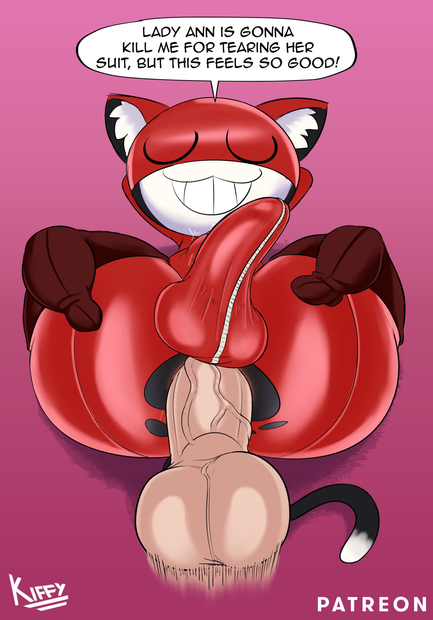 ann takamaki (cosplay), fat, feline, gay, kiffy (artist), male, morgana (persona), nah, persona 5, sex, tagme