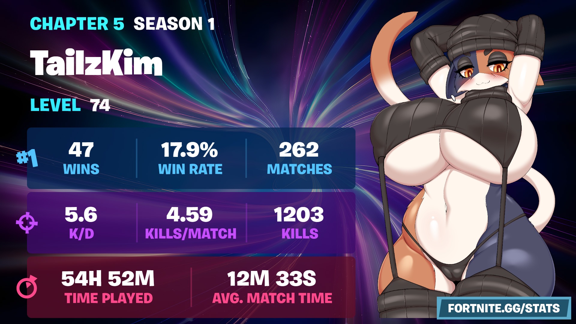 big breasts, breasts, cat tail, female, fortnite, furry, huge breasts, meow skulls (fortnite), tailzkim, thick thighs, wide hips