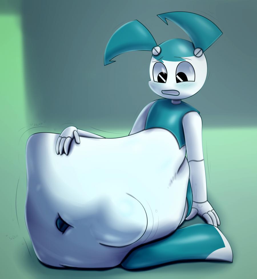 1girls 2d android digestion drpolice female female_only female_pred humanoid jenny_wakeman my_life_as_a_teenage_robot robot robot_girl robot_humanoid solo vore xj-9